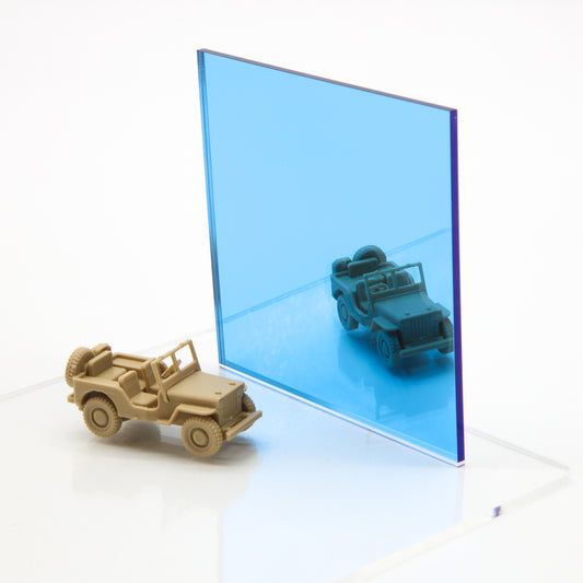 Mirror Blue Perspex Acrylic Sheets