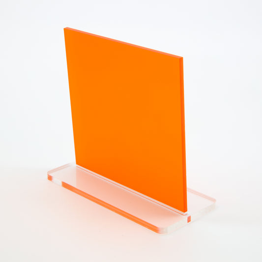 Frosted Orange S2 3T17 Perspex Acrylic Sheets